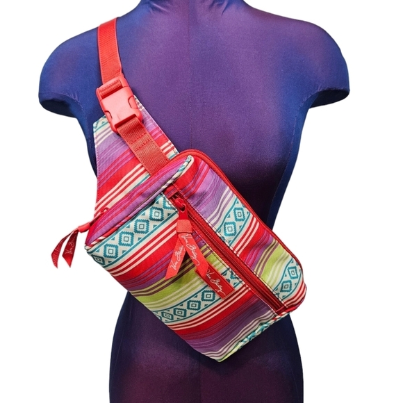 NWT Vera Bradley Serape Paradise Colorful Aztec Belt Bag Fanny Pack Women's - Picture 2 of 13